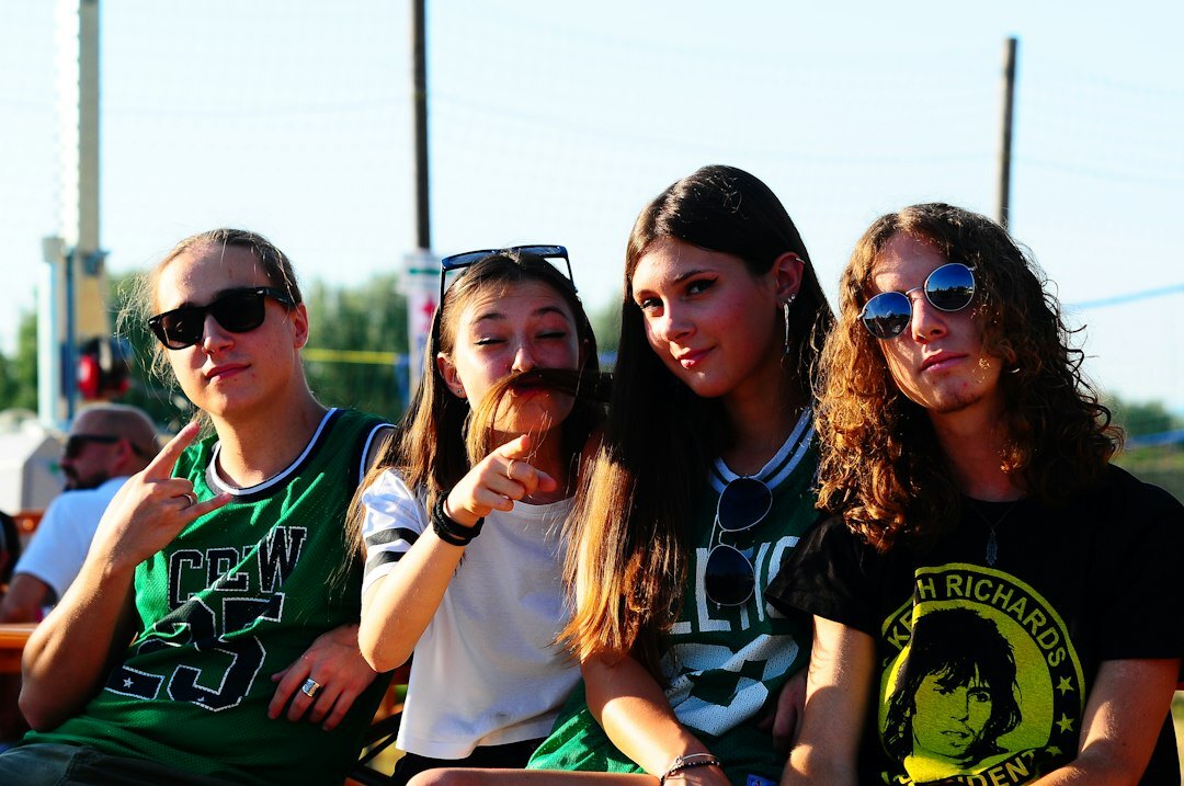 diverse group of fans